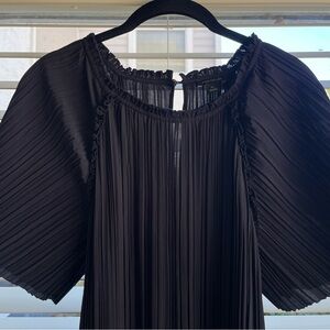 Elegant Ann Taylor Maxi Dress Navy Blue